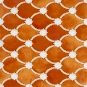 Matt Luster Patterned Decorative Ceramic Tile image 1