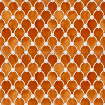 Matt Luster Patterned Decorative Ceramic Tile image 2