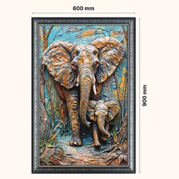 Matt Embossed Poster Vitrified Tile image 2