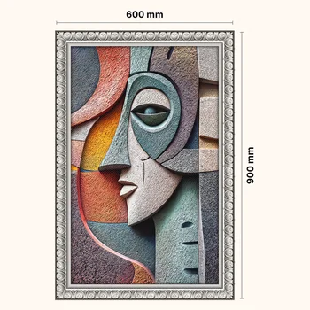 Matt Embossed Poster Vitrified Tile image 2