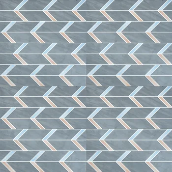 Matt Luster Chevron Ceramic Tile image 2