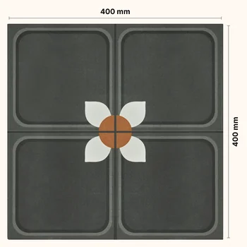 Rustic Matt Punch Decorative Vitrified Tile image 2