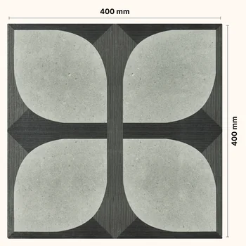 Rustic Matt Punch Decorative Vitrified Tile image 2