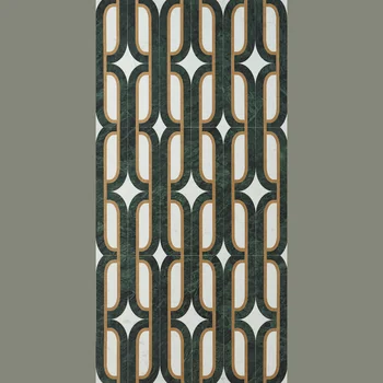 Matt Carving Patterned Decorative Vitrified Tile image 1