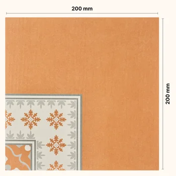 Matt Luster Patterned Decorative Colour Body Vitrified Tile image 2