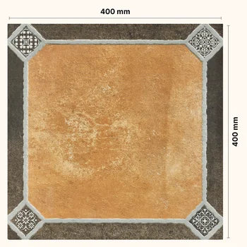 Rustic Matt Punch Patterned Decorative Vitrified Tile image 2
