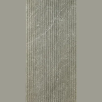 Matt Punch Carving Fluted Vitrified Tile image 1