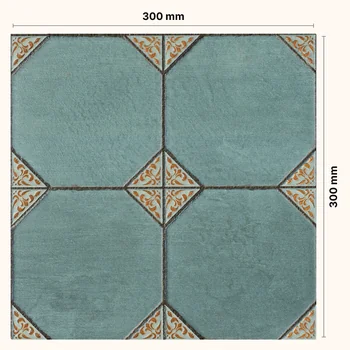 Matt Punch Glue Moroccan Ceramic Tile image 2