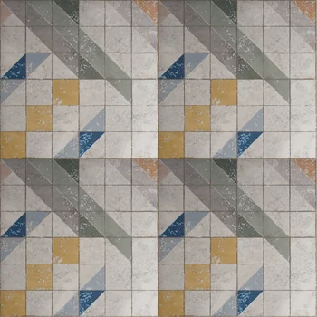 Matt Glue Carving Pattern Third Fire Vitrified Tile image 1
