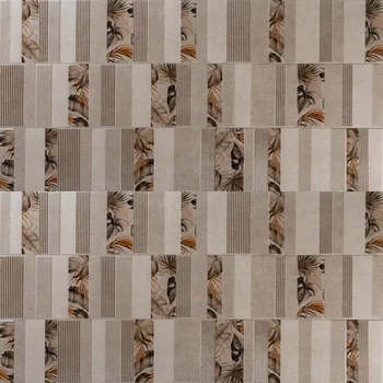 Matt Punch Carving Patterned Decorative Vitrified Tile image 2