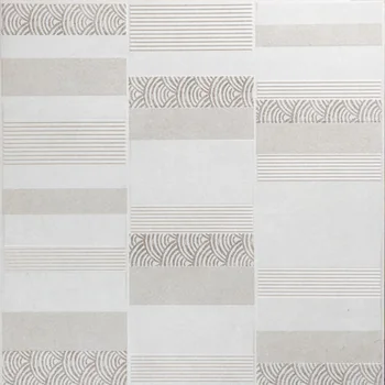 Matt Punch Carving Patterned Decorative Vitrified Tile image 2