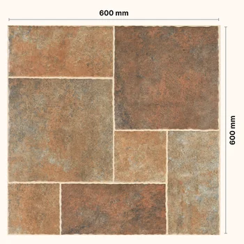 Rustic Matt Patterned Decorative Vitrified Tile image 2