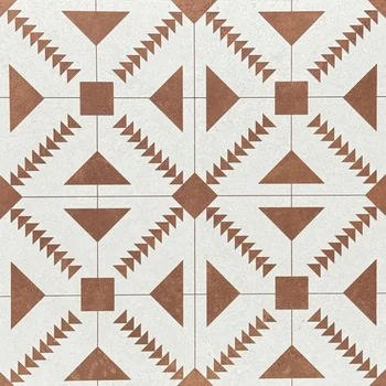 Rustic Carving Geometric Vitrified Tile image 1