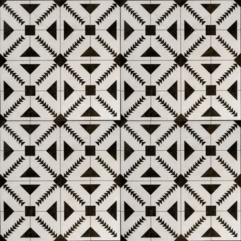 Rustic Carving Geometric Vitrified Tile image 1