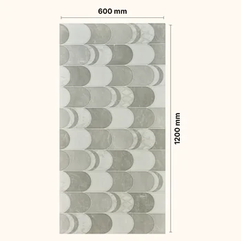 Glossy Patterned Decorative Vitrified Tile image 2