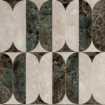 High Glossy Patterned Decorative Vitrified Tile image 2