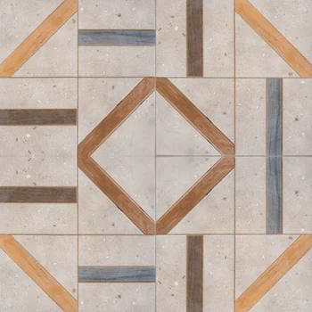 Rustic Matt Patterned Decorative Vitrified Tile image 2