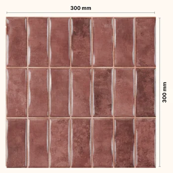 Glossy Punch Subway Ceramic Tile image 2