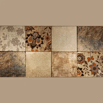 Glossy Patterned Decorative Ceramic Tile image 1