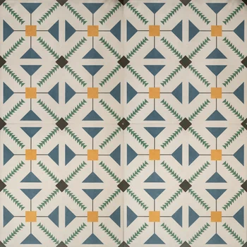 Rustic Carving Geometric Vitrified Tile image 1