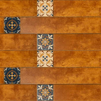 Matt Punch Wooden Plank Vitrified Tile image 1