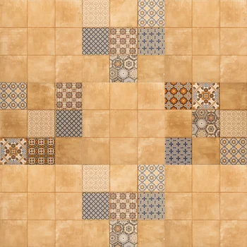 Matt Glue Patterned Decorative Ceramic Tile image 1