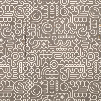 Matt Carving Patterned Decorative Vitrified Tile image 2