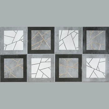 Matt Glue Geometric Ceramic Tile image 1