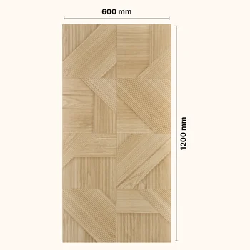 Matt Carving Wooden Vitrified Tile image 2