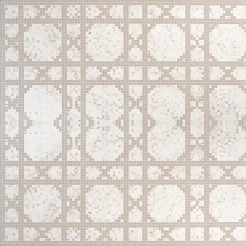 Matt Glue Carving Mosaic Vitrified Tile image 1