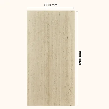 Rustic Matt Travertine Full Body Vitrified Tile image 2