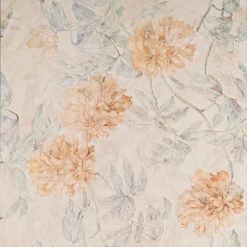 Matt Punch Carving Floral Vitrified Tile image 2