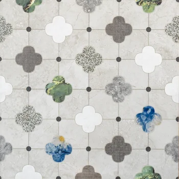 Glossy Carving Patterned Decorative Vitrified Tile image 2