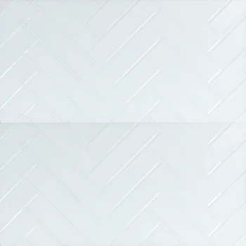 Glossy Punch Herringbone Ceramic Tile image 2