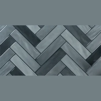 Glossy Punch Herringbone Ceramic Tile image 1