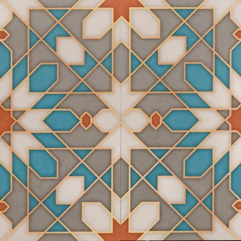 Matt Luster Patterned Decorative Ceramic Tile image 2