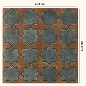 Matt Punch Patterned Decorative Vitrified Tile image 2