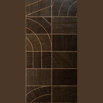 Matt Carving Patterned Decorative Vitrified Tile image 1