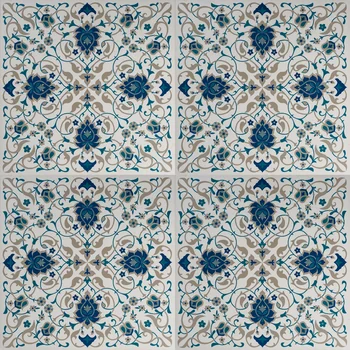 Matt Carving Floral Vitrified Tile image 1