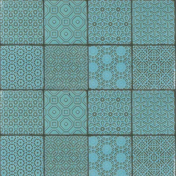 Glossy Punch Patterned Decorative Ceramic Tile image 1