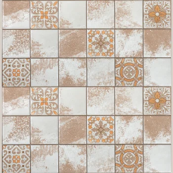 Matt Punch Glue Patterned Decorative Ceramic Tile image 2
