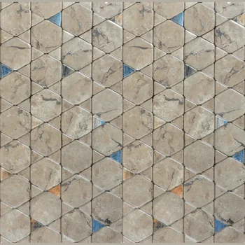 Matt Punch Carving Patterned Decorative Ceramic Tile image 2