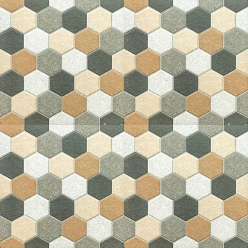 Matt Punch Geometric Vitrified Tile image 1