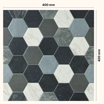 Matt Punch Geometric Vitrified Tile image 2
