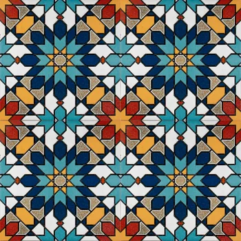 Matt Sugar Moroccan Ceramic Tile image 1