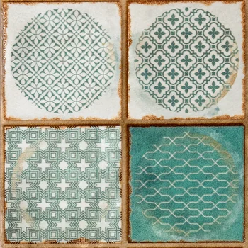 Matt Punch Glue Patterned Decorative Ceramic Tile image 2
