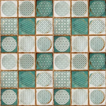 Matt Punch Glue Patterned Decorative Ceramic Tile image 1