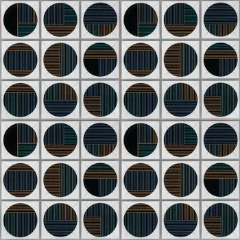 Matt Punch Glue Patterned Decorative Ceramic Tile image 1