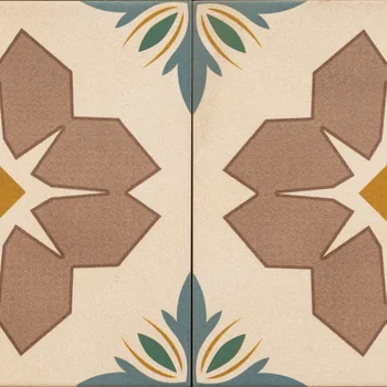 Matt Luster Patterned Decorative Ceramic Tile image 2