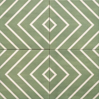 Matt Chevron Colour Body Vitrified Tile image 1